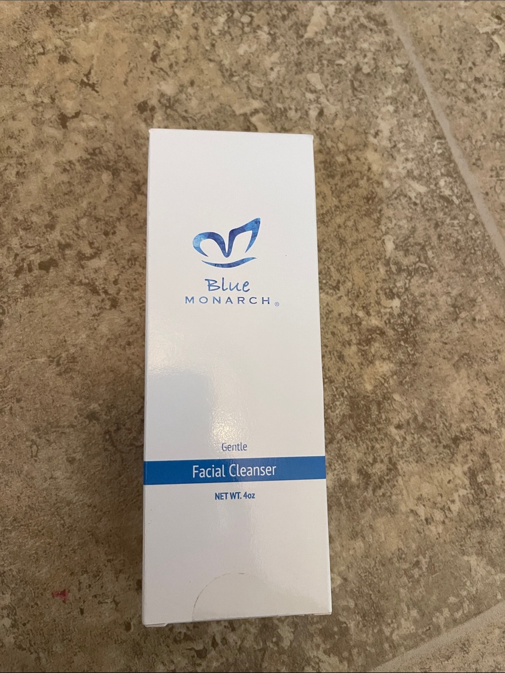 Gentle Facial Cleanser - White & Blue